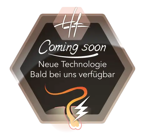 coming soon badge mit Text